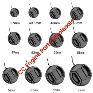 1pc 37~95mm Front Lens Cap Cover Center Pinch Snap On For Nikon Sony Pentax - Picture 1 of 7