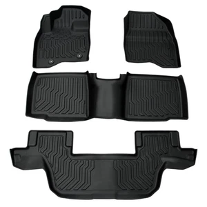 Car Floor Mats For 15-19 Ford Explorer Bench Seating No Fit Bucket Seating - Picture 1 of 10