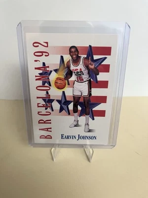 1991-92 Skybox Magic Johnson #533 Barcelona 92 - Image 1 of 2