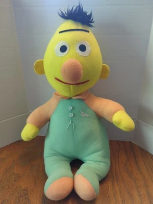 De colección Sesame Street Baby Bert Peluche Hasbro Softies Muñeca Peluche Pijama De Colección Foto 1 de 4