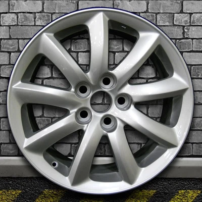 Full Face Bright Medium Silver OEM Wheel for 2006-2012 Lexus LS460 - 18x7.5 - Image 1 of 3