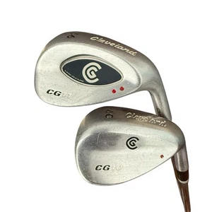 Cleveland CG11 56° & 60° Wedge Set Wedge Flex Stainless Steel Shafts Right Hand - Picture 1 of 7