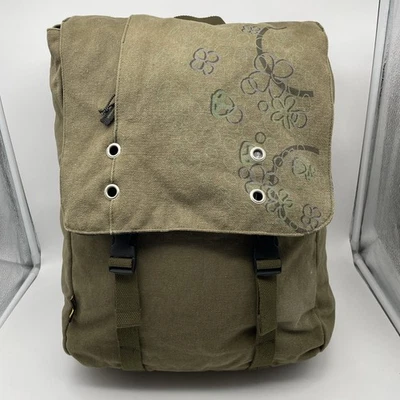 Bolso Mochila Case Logic para Laptop Verde Militar Lona Bolsillos Excelente Estado Foto 1 de 4