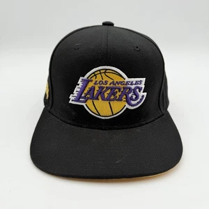 Gorra Mitchell Ness Los Angeles Lakers OSFM Negra NBA Snapback Gorra Ajustable - Imagen 1 de 11