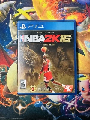 NBA 2K16 Michael Jordan Special Edition PlayStation 4 PS4 With Sticker No Poster - Image 1 of 4