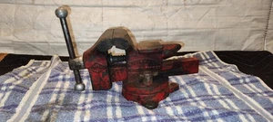 Littlestown Schraubstock 112 Littco drehbar gebraucht Vintage USA grün - Bild 1 von 4