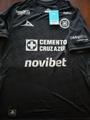 PIRMA Cruz Azul 3rd Black JERSEY 2025/2026 Cruz Azul Jersey Negra 3era 2026 - Image 1 of 4