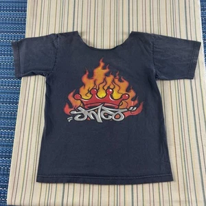 Vintage JNCO Shirt Boys Small Flame Crown Graphic Y2K Skater Streetwear 00s - Picture 1 of 8