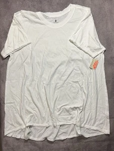 Free People Movement Women's Leg Day Tee White |OB1486741| - Picture 1 of 2