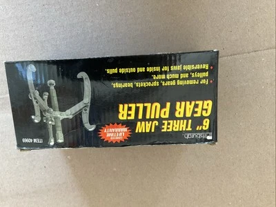 Pittsburgh Extractor de engranajes de 6”-3 mordazas con mordazas reversibles para tiradores interiores y exteriores Foto 1 de 2