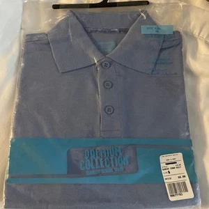 New Premium Collection Boys’ Short Sleeve Light Blue Polo Shirt X-Large (16-18) - Picture 1 of 2