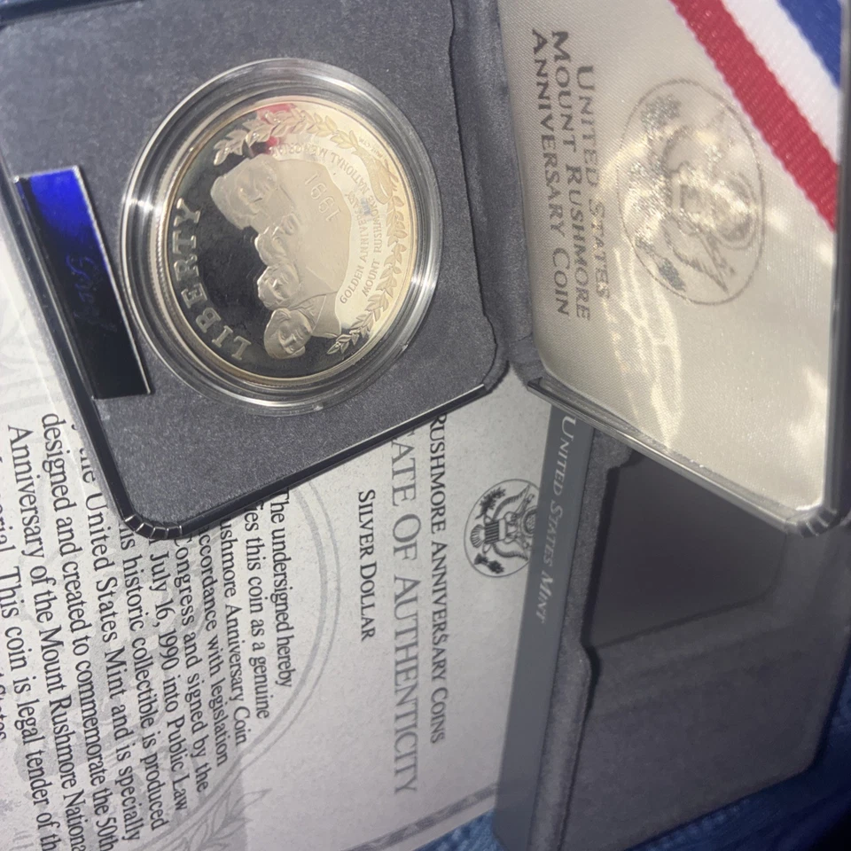 1991 Mount Rushmore Anniversary Coins - Image 1 of 3