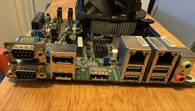 ASRock IMB-1211-D Mini-ITX Motherboard + i7 8700 CPU w/Fan + 32GB RAM Combo Lot - Image 1 of 4