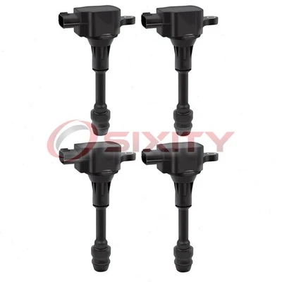 Bobinas de ignição Hitachi 4 peças para 2015-2019 Nissan Micra 1.6L L4 vela de ignição px - Imagem 1 de 4