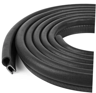 Tira de vedação de borda de borracha para porta de carro decapagem de intempéries de porta automotiva 12 pés - Imagem 1 de 4