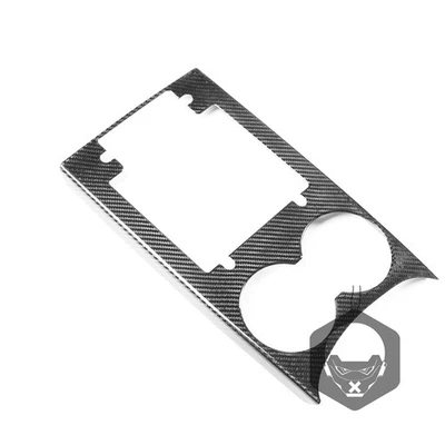 Cubierta de moldura de panel de almacenamiento de taza de agua de control central para Porsche Macan 2014-2020 Foto 1 de 4