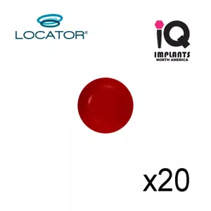Zest LOCATOR Cappucci di ricambio originali gamma esterna, rosso 0,5-1,5 libbre 20 Pk - Foto 1 di 2