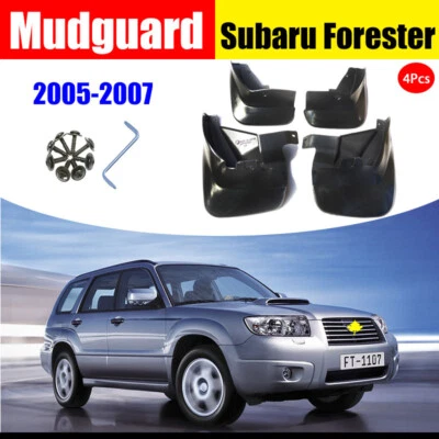 Guardabarros guardabarros para Subaru Forester 2005-07 4 piezas guardabarros laterales Foto 1 de 4
