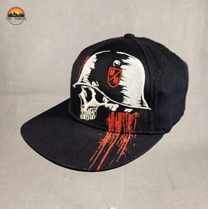 Metal Mulisha Flexfit Baseball Hat Black Motocross Skull Fitted Unisex Size L-XL - Picture 1 of 13