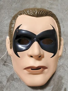 Máscara de Halloween de Robin Batman 1997 vintage DC Comics Rubie's - Imagen 1 de 2