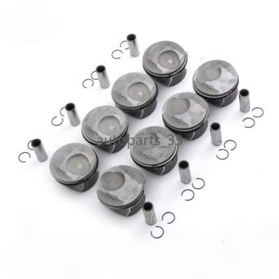 Kit de 8 pistones y anillos para Porsche Cayenne Panamera S GTS 957 970 4,8 L V8 Foto 1 de 4