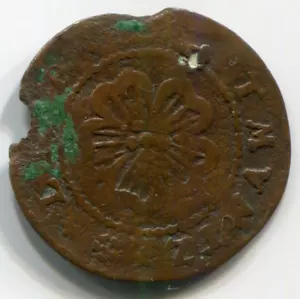 1644-1669 Saxony German States Lippe Detmold Simon Philip 3 Pfennigs Coin KM# 64 - Picture 1 of 2