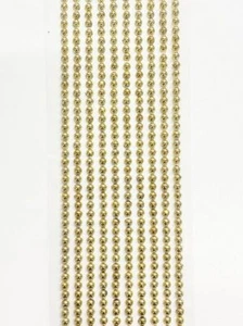 1000 Perle Autoadesive Oro Metallizzato 3mm Piccole Perle Tonde Abbellimenti - Foto 1 di 2