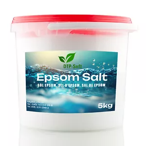 5kg Epsom Salz Bittersalz Magnesiumsulfat Lebensmittelqualit Badesalz 5 kg Eimer - Bild 1 von 8