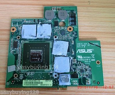 For ASUS G60JX G60J G51J GTS360M GTX360M graphics card 1GB Card 69N0GZV10C11 - Image 1 of 2