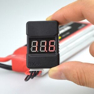 BX100 1-8S Lipo Li-ion Battery Voltage Tester Monitor Low-Voltage Buzzer Alarm