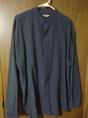 Maurices Mens Dark Blue Size L Buttoned Shirt (50% Off) - Image 1 of 4