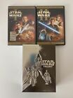 Lot de 5 DVD Star Wars : I, II, IV, V, VI - 1 DVD neuf, 4 DVD d'occasion