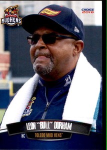 2016 Toledo Mud Hens Choice #24 Leon Durham Dincinnati Ohio OH Baseball Card