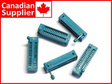 5 x ZIF programming socket DIL 28 Atmega328P etc. - FREE shipping from CANADA