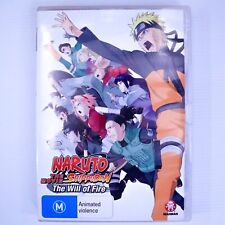 Naruto Shippuden: The Will Of Fire (DVD, 2009) Action Adventure Animation Film