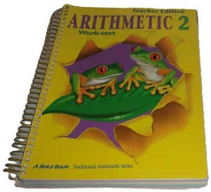 Arithmetic 2 Work-text Teacher Edition, A Beka Book (41718009), 2003 - Picture 1 of 24