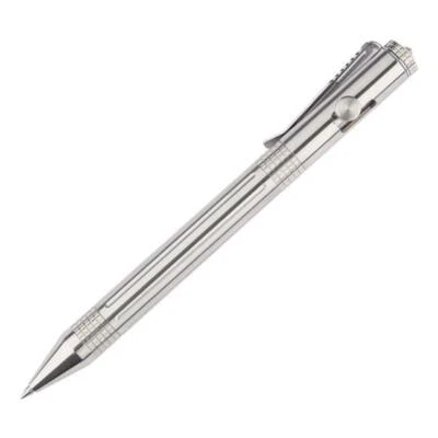 Premium Functional Bolt Action Pen Metal Clip Refillable for Office Outdoors