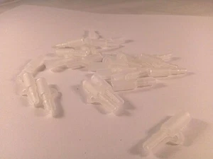 MOD 20 PIECE TRANS CLEAR,  LEAD CLIPS x 10  & TAIL RUBBERS x 10  FOR RIGS - Picture 1 of 4
