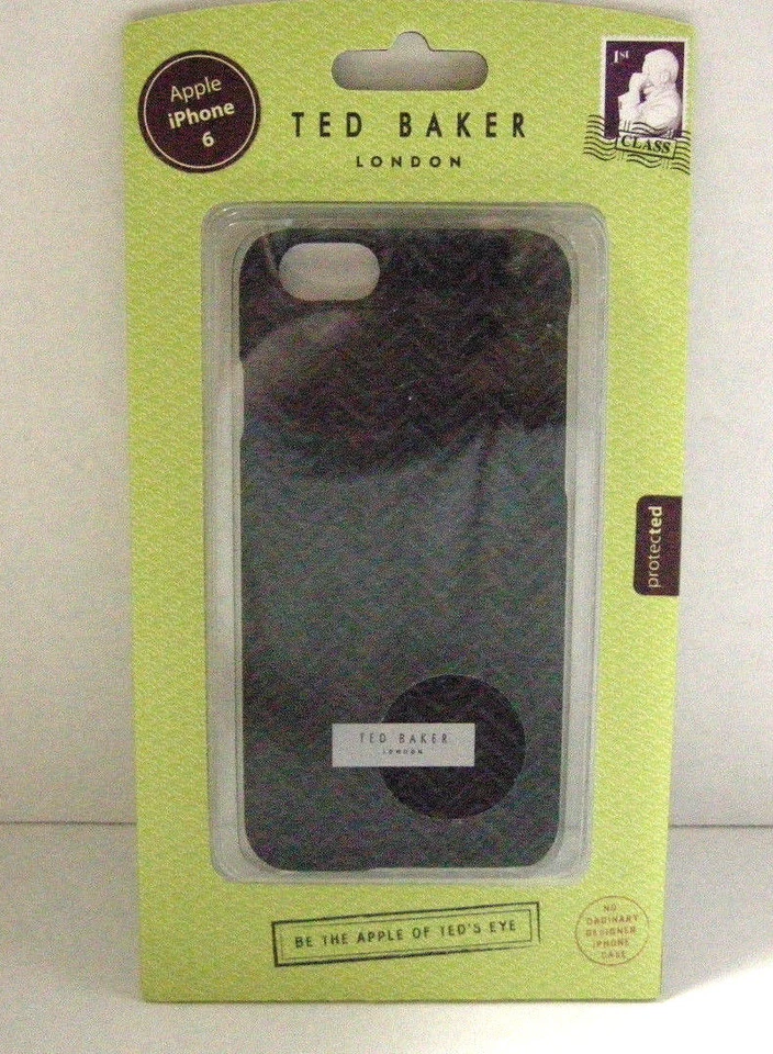 Funda para teléfono Ted Baker Apple iPhone 6, negra, nueva Foto 1 de 3