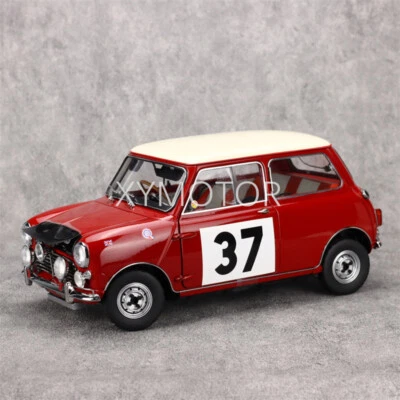 SUNSTAR Tiny 1/12 Mini Cooper S Monaco 1964 Alloy Diecast Model Car Red Gifts - Image 1 of 4
