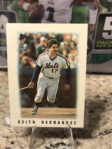 1986 Topps Mini Leaders Baseball #53 Keith Hernandez New York Mets - Picture 1 of 7