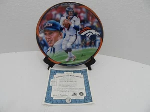 John Elway King of the Mountain 1998 Triumph in Kansas City placa con certificado de autenticidad #4215A - Imagen 1 de 5