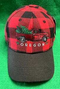 New w/Tags Oregon Autumn Harvest Truck Christmas Version Strapback Ace Hat Cap - Picture 1 of 13