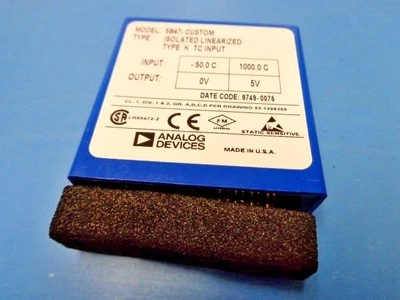 5B47 -CUSTOM SIGNAL CONDITIONER ISOLATED LINEARIZED THERMOCOUPLE TYPE K TC INPUT - Image 1 of 4