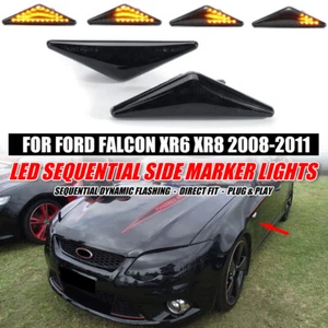 2x Side Indicator Guard led Flasher light For Ford Falcon Xt XR6 XR8 FG 08-2014 - Picture 1 of 10