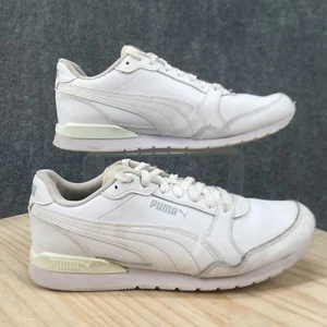 Puma Shoes Mens 10 ST Runner V3 Sneakers White Lace Up Low Top Comfort 384855-10 - Picture 1 of 17