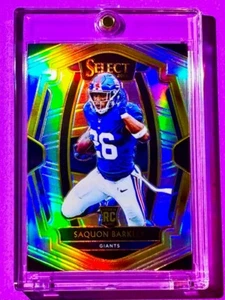 Saquon Barkley RARE SILVER PRIZM ROOKIE PANINI SELECT SP REFRACTOR RC INVESTMENT - Picture 1 of 5