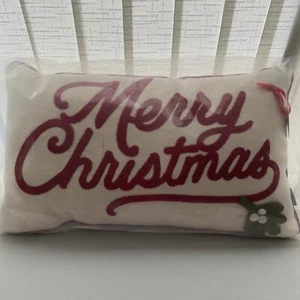 Hallmark “Merry Christmas” Decorative Throw Pillow New Unopened Packaging - Picture 1 of 6