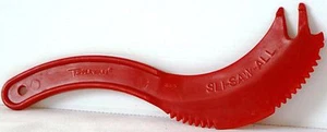 EUC Handy RED Tupperware Gadget SLI-SAW-ALL Slice Saw All TOMATOES Cucumber etc - Picture 1 of 3