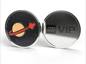 LEGO VIP Space Collectible Coin With Display Case! Unopened & New!! - Picture 1 of 3